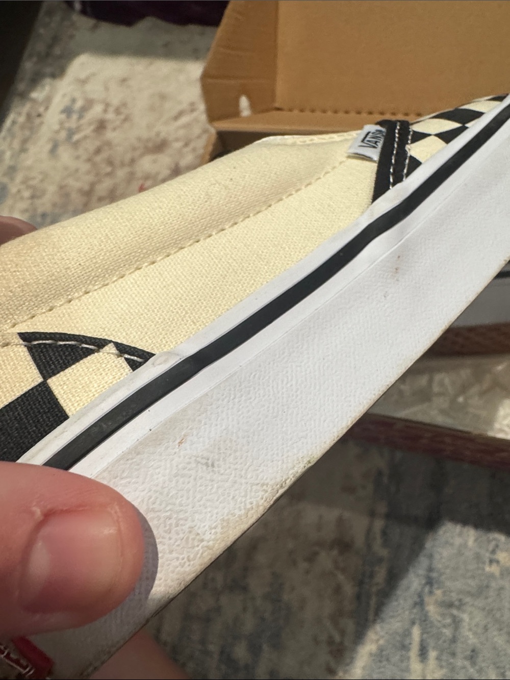 Vans Checkerboard Slip-On - Men or Women - Picture 10 of 11